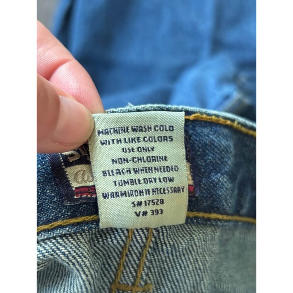 NWT Vtg Steve & Barrys Relaxed Fit Jeans Mens 42x32 Blue Denim Y2K Deadstock - Picture 6 of 6